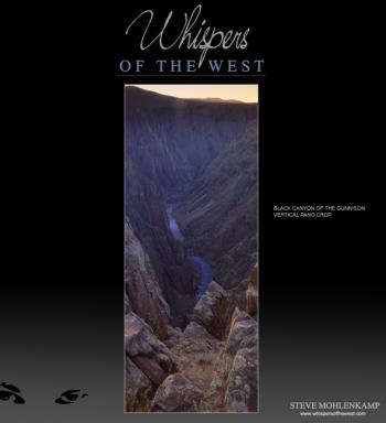 BLACK CANYON OF THE GUNNISON VERTICAL PANO CROP